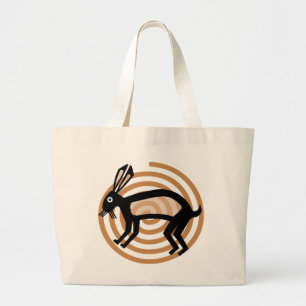 Tote Grande Bolsa do Mimbres Rabbit
