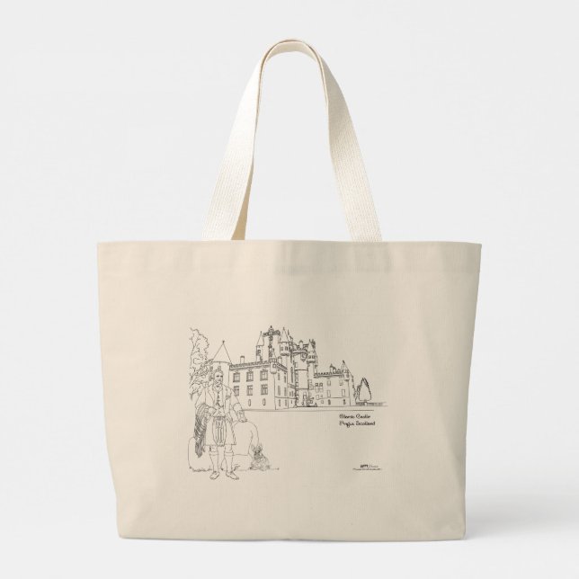 Tote Grande Bolsa Glamis Castle Escócia (Verso)