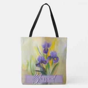 Tote Grande bolsa Iris abençoado