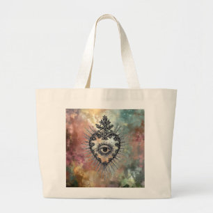Tote Grande Bolsa Jumbo Coração Flamejante