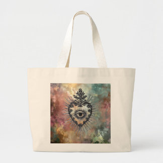 Tote Grande Bolsa Jumbo Coração Flamejante