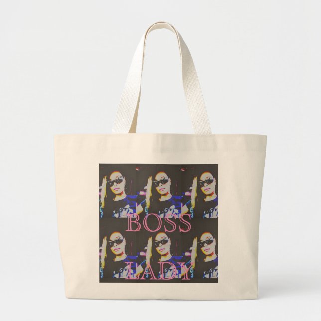 Tote Grande Bolsa Jumbo de Moda Boss Lady (Frente)