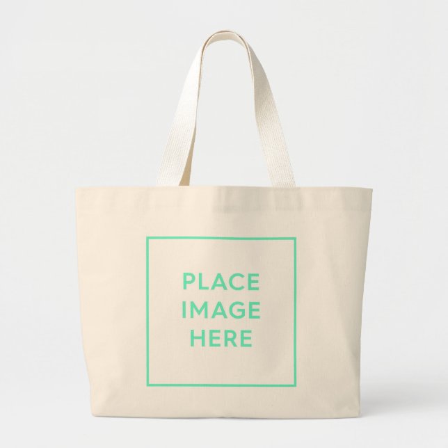 Tote Grande Bolsa Jumbo - Design de presente de Souvenir (Frente)