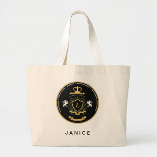 Tote Grande Bolsa Jumbo personalizado com crista