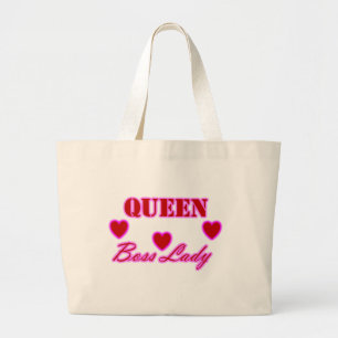 Tote Grande Bolsa Jumbo Queen Boss Lady Hearts
