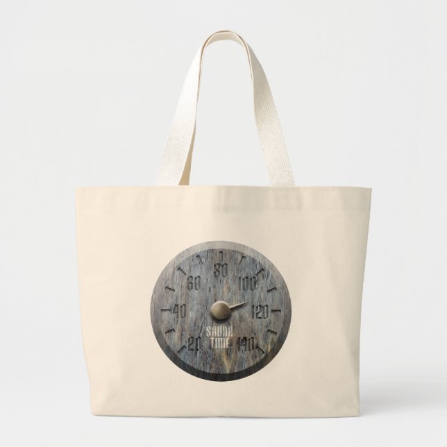Tote Grande Bolsa Jumbo Sauna Time (Frente)