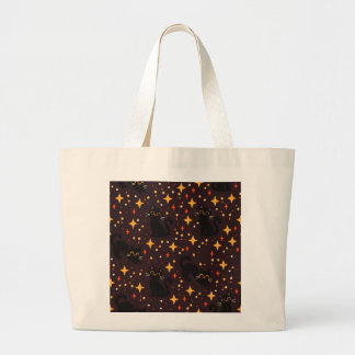 Tote Grande Bolsa Jumbo Starry Witchy Cats