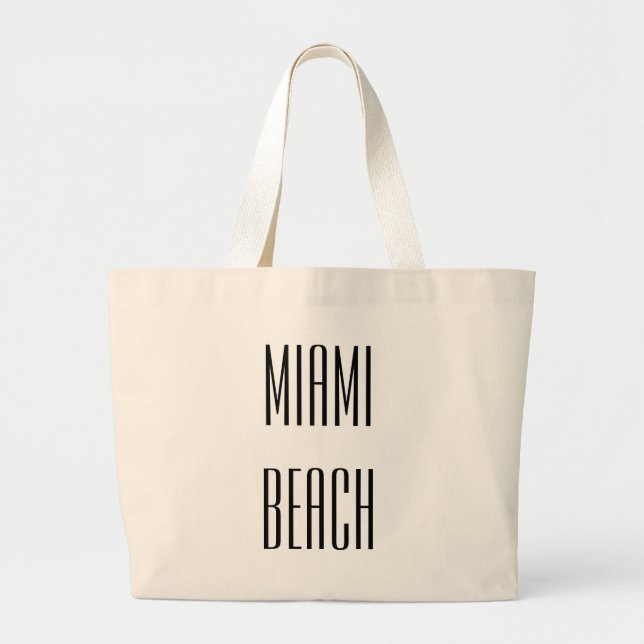 Tote Grande Bolsa Miami Beach Jumbo (Frente)