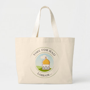 Tote Grande Bolsa Minimalista para Hajj - Presente Ideal Hajj,