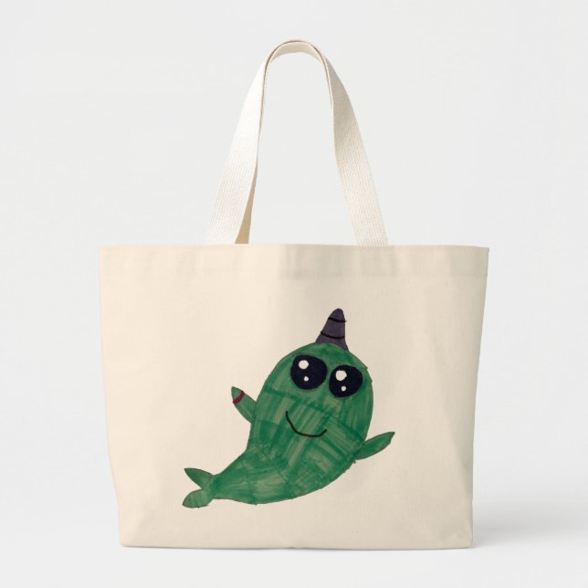 Tote Grande Bolsa Narwhal (Hopkins) (Frente)