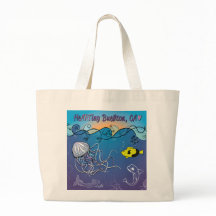 Bolsa - Ondas de gelatina - Buellton.Art