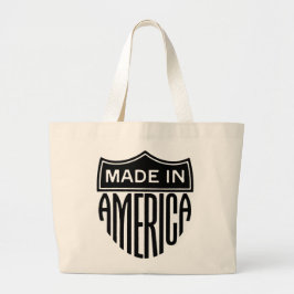 Tote Grande Bolsa Patriótica Feita na América