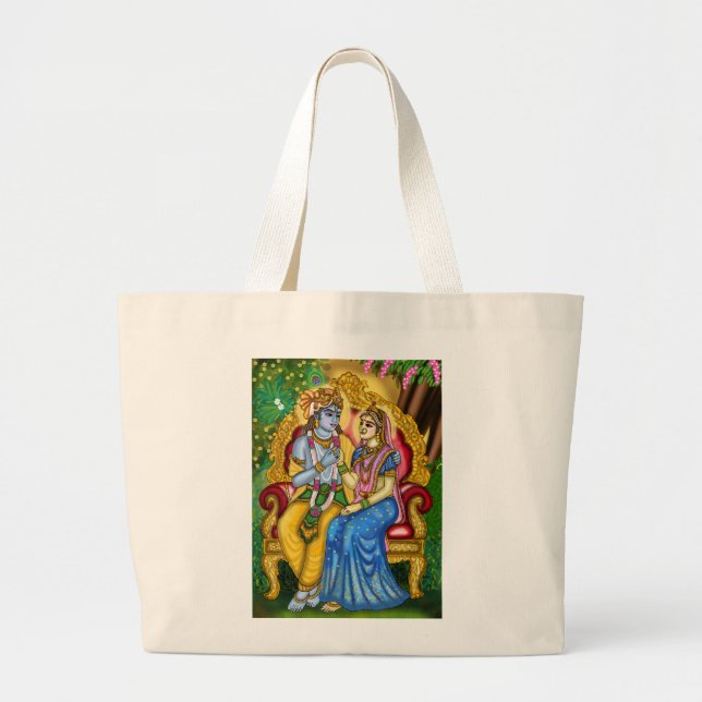 Tote Grande Bolsa Radha Krishna (Frente)