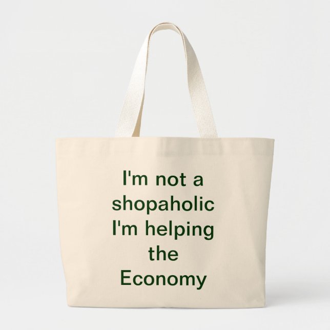 Tote Grande Bolsa Shopaholic (Frente)