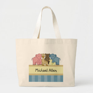 Tote Grande Boy Baby ou Toddler Personalizado Viagem Bolsa