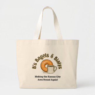 Tote Grande B's Bagels Large Bolsa