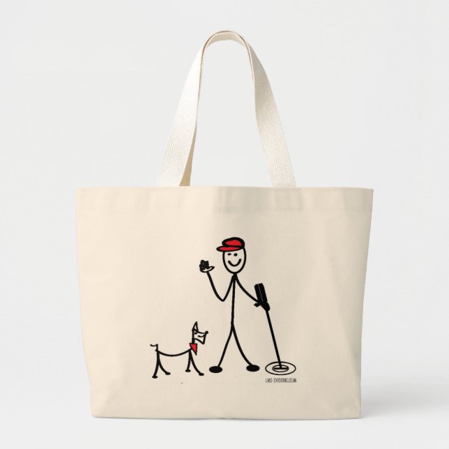 Tote Grande Caça do tesouro com o bolsa de Fido (Frente)