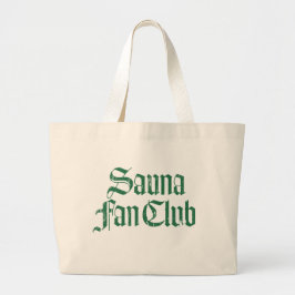 Tote Grande Clube do Ventilador de Sauna Bolsa Verde Jumbo Tot