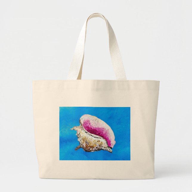 Tote Grande Conch Shell Jumbo Bolsa (Frente)