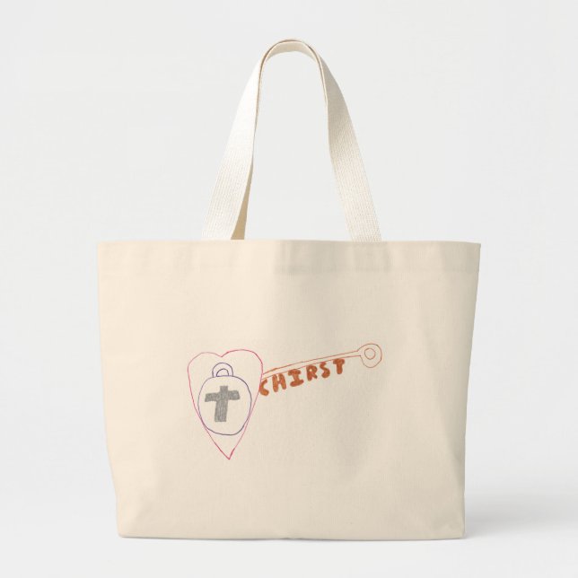 Tote Grande Cristo é o Bolsa Jumbo (Frente)