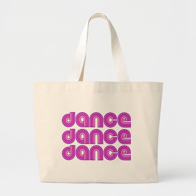 Tote Grande Dança retro - o bolsa (Frente)