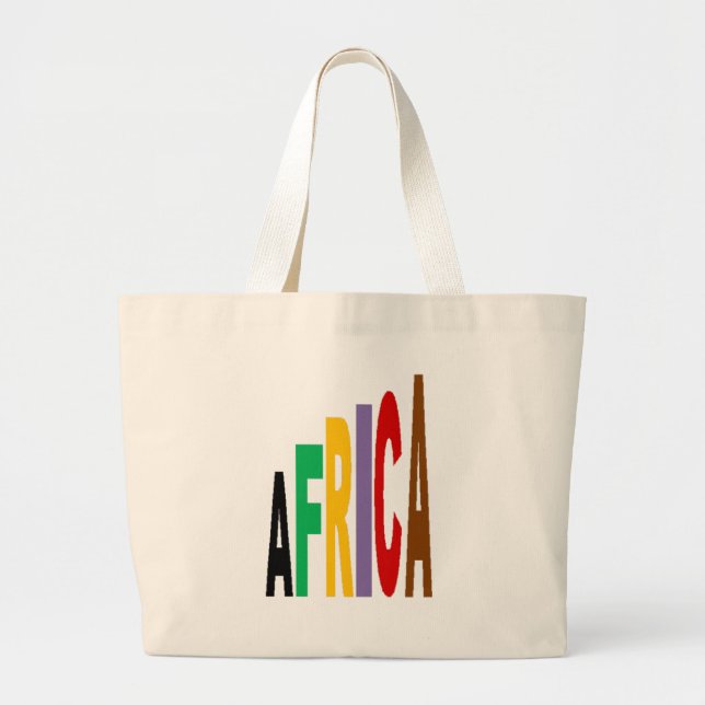 Tote Grande Design Jumbo Bolsa AFRICA (Frente)