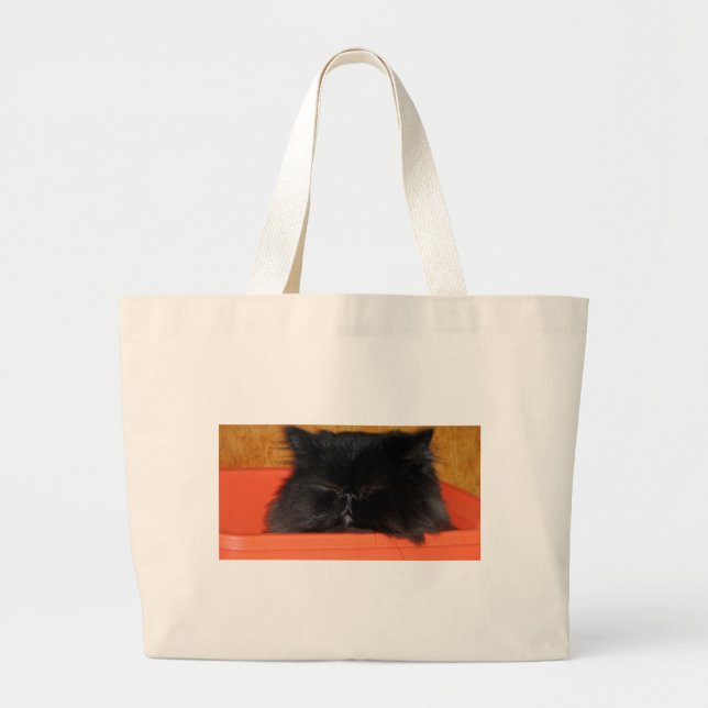 Tote Grande Dougy o bolsa do gato persa (Frente)