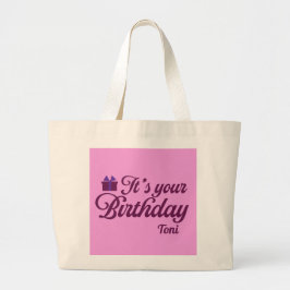 Tote Grande É a Sua Bolsa de Aniversário