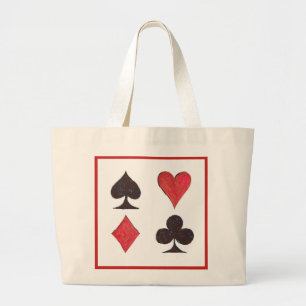 Tote Grande É todos os áss. O bolsa do cartão de jogo