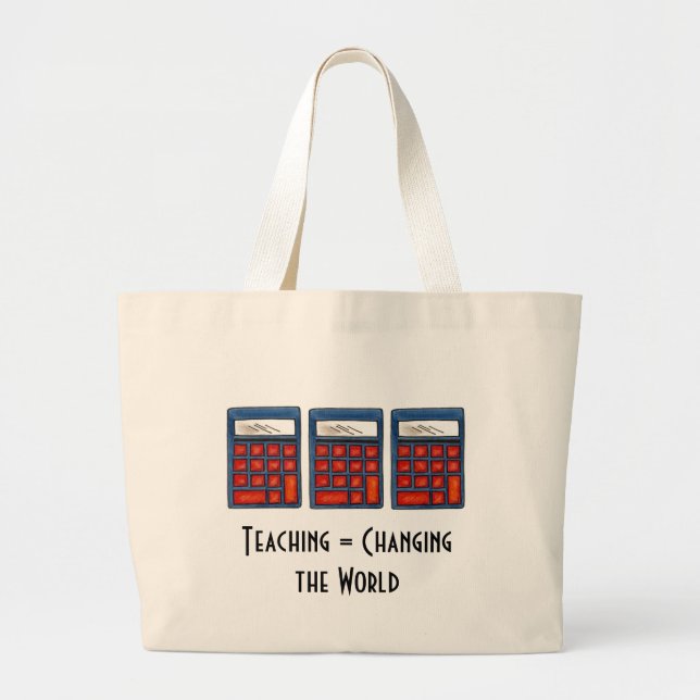 Tote Grande Ensino = Mudando a Bolsa do Presente do Professor  (Frente)