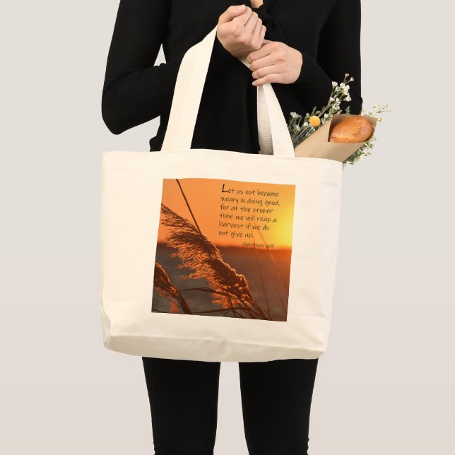 Tote Grande Galatianos, Bolsa jumbo 6:9 (Frente (produto))