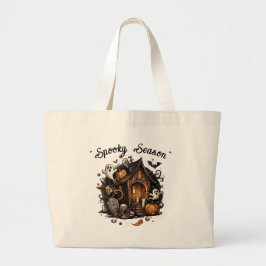 Tote Grande Hunted House Spooky Season Essentials Bolsa