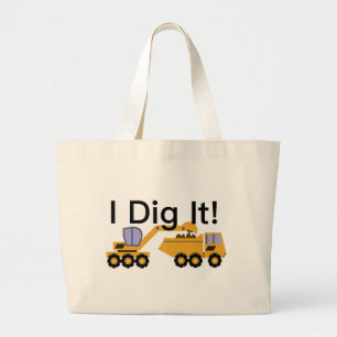 Tote Grande I Dig It Design - Jumbo Bolsa