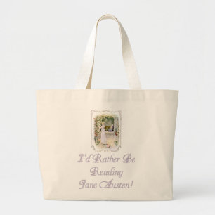 Tote Grande IRBR Jane Austen! O bolsa enorme natural