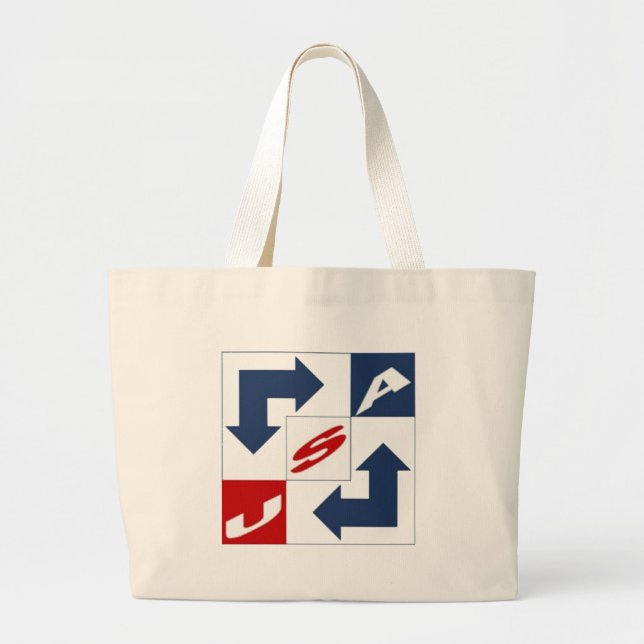 Tote Grande Jumbo Bolsa USA (Frente)