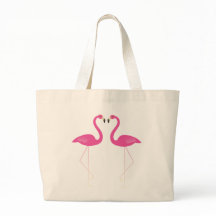 Kissing Flamingos Bolsa