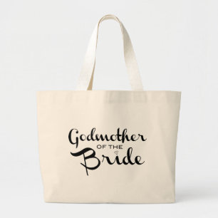 Tote Grande Madrinha do preto do bolsa da noiva