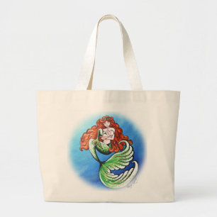 Tote Grande Mama Enorme o Bolsa da sereia