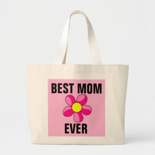 TOTE GRANDE MELHOR BOLSA DE PINCO DE FLORES DA MÃE