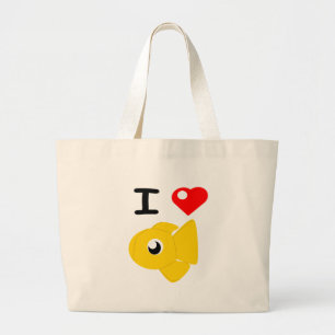 Tote Grande Mim o bolsa de Plushies do peixe dourado do