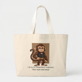 Tote Grande Minimal Monkey – Bolsa de Transporte Diário de Cre