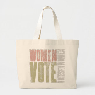 Tote Grande Mulheres Votam Bolsa / Pale Chestnut Sage