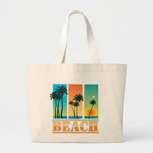 Tote Grande Nascer do sol e bolsa de praia da faísca das
