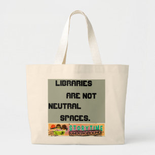 Tote Grande Nenhum bolsa neutro das bibliotecas