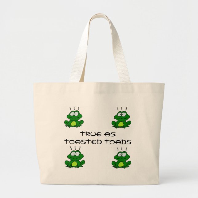 Tote Grande O bolsa brindado dos sapos (Frente)