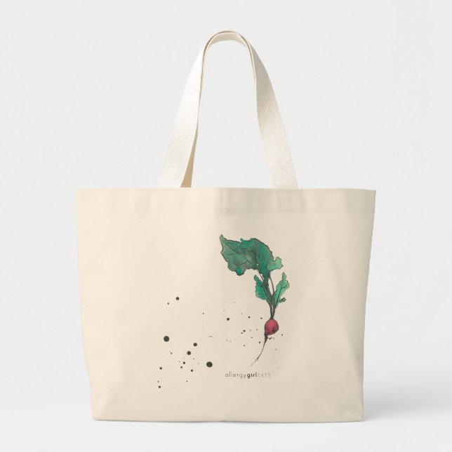 Tote Grande O bolsa da beterraba (Frente)