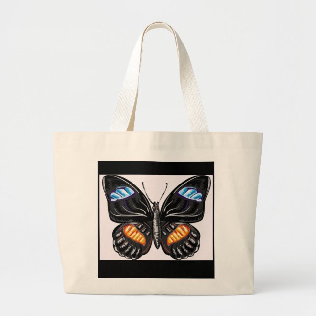 Tote Grande o bolsa da borboleta (Frente)