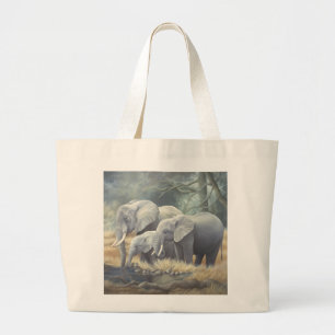 Tote Grande O bolsa da família do elefante
