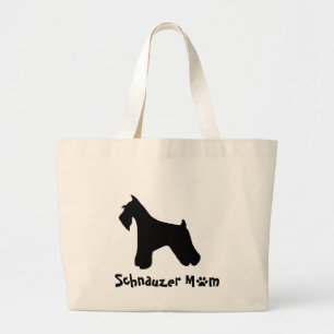 Tote Grande O bolsa da mamã do Schnauzer