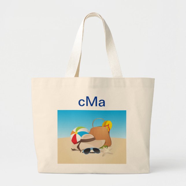 Tote Grande O bolsa da praia (Frente)